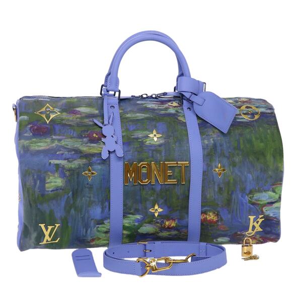 LOUIS VUITTON Masters Collection Monet Keepall Bandouliere 50 Bag - Picture 1 of 16